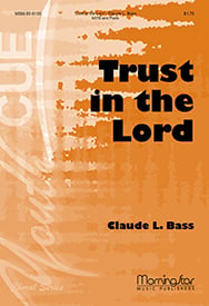 Trust in the Lord SATB choral sheet music cover Thumbnail